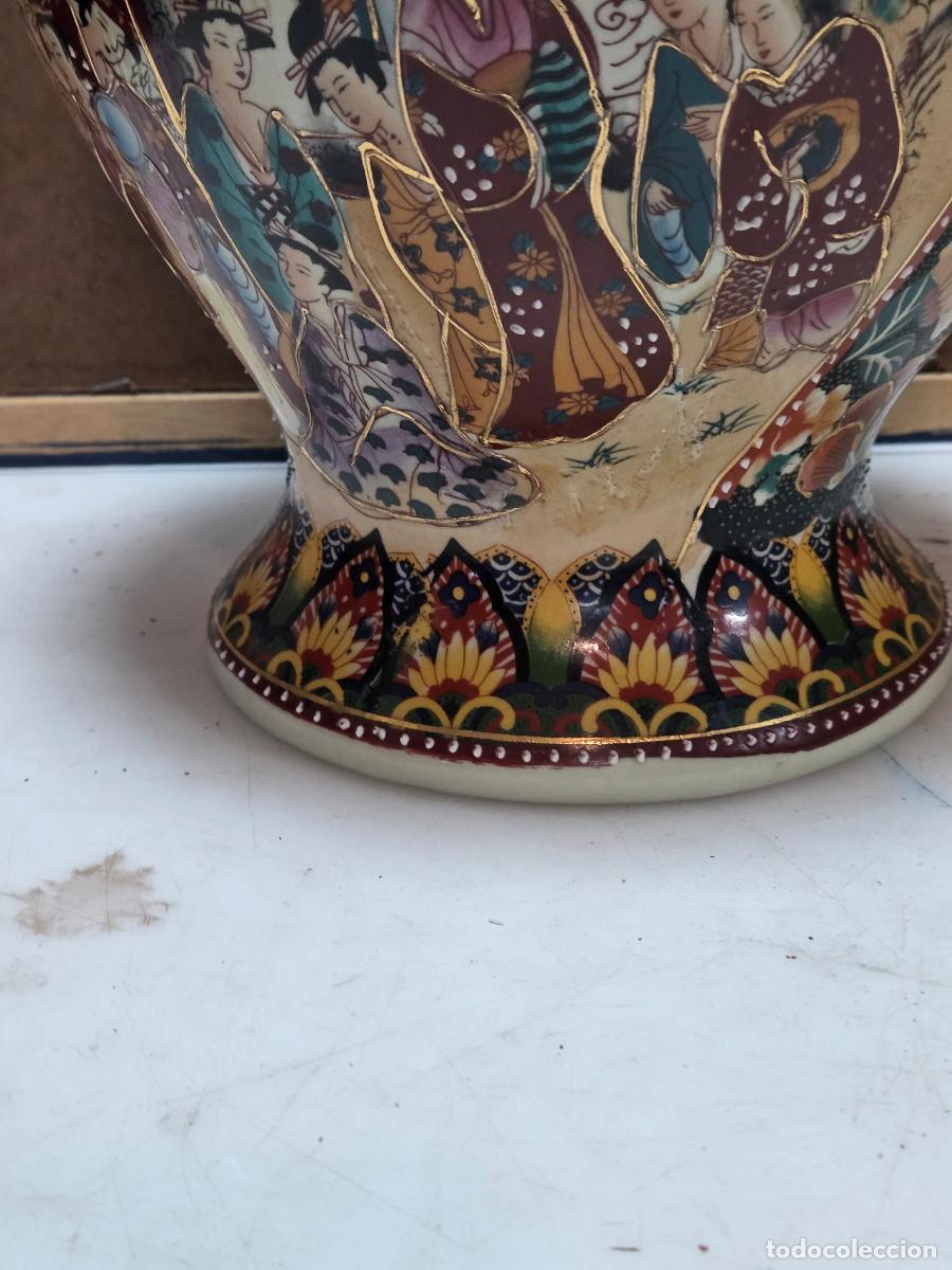 Antig&uuml;edades: jarron de ceramica oriental - Foto 3