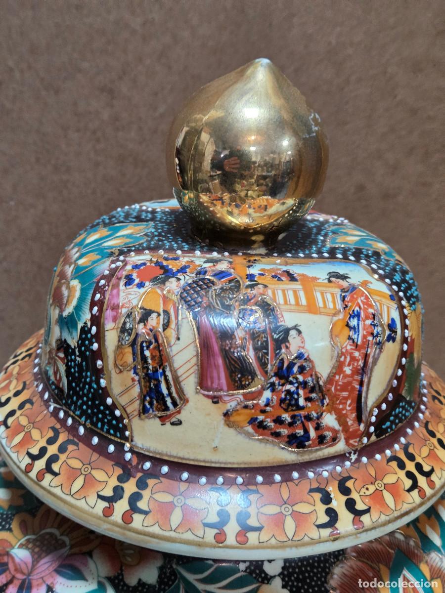 Antig&uuml;edades: jarron de ceramica oriental - Foto 5