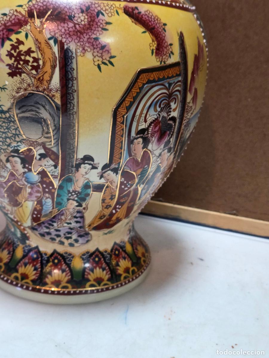 Antig&uuml;edades: jarron de ceramica oriental - Foto 9