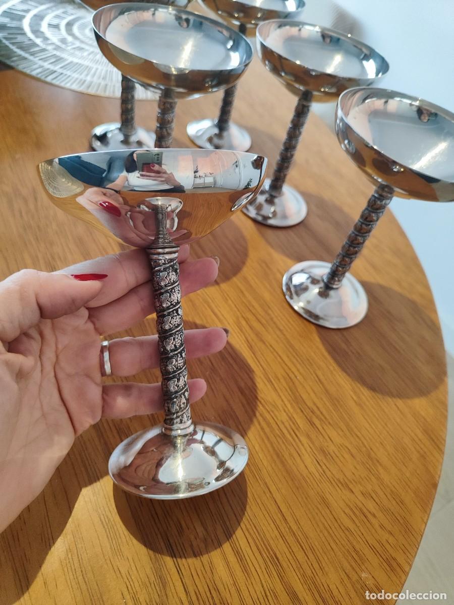 Antig&uuml;edades: Copas ba&ntilde;adas en plata ALARA Sevilla - Foto 3