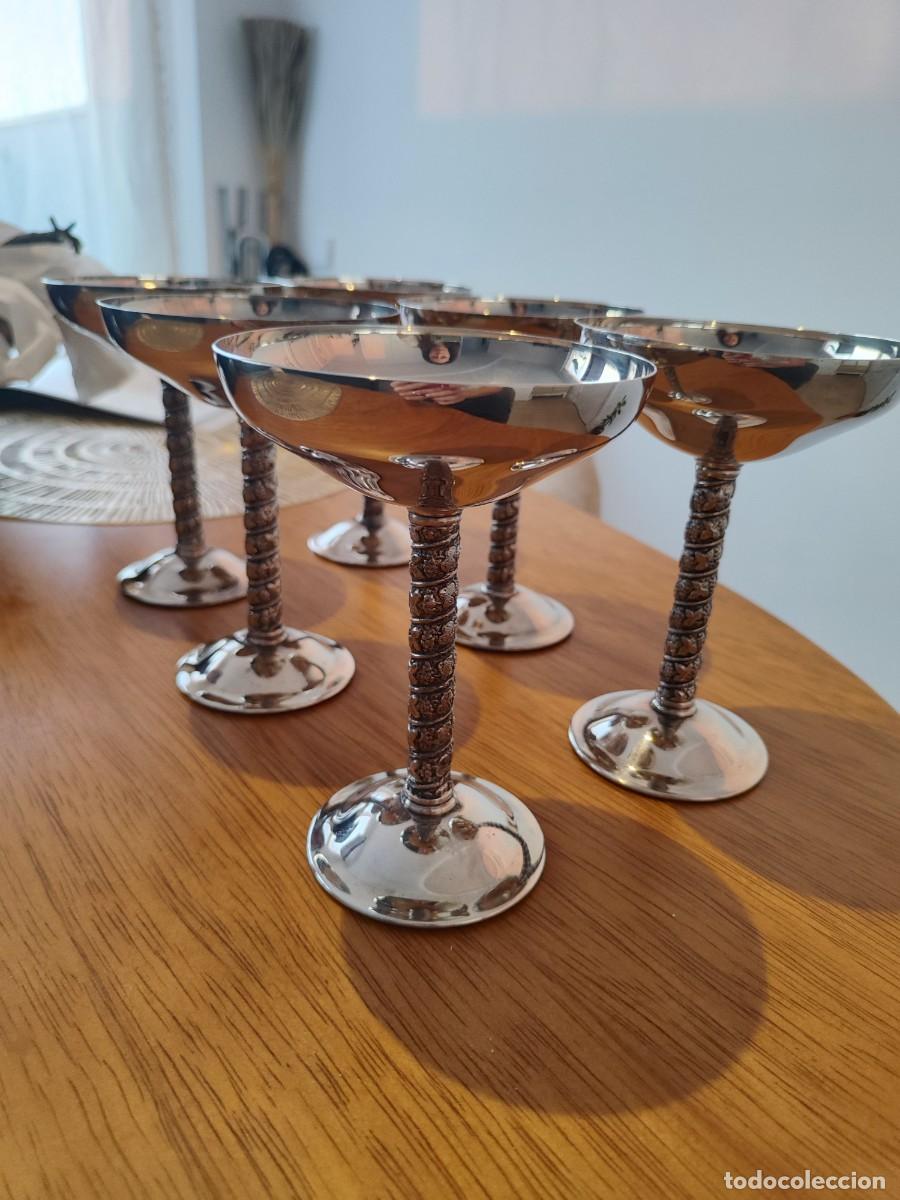 Antig&uuml;edades: Copas ba&ntilde;adas en plata ALARA Sevilla - Foto 1