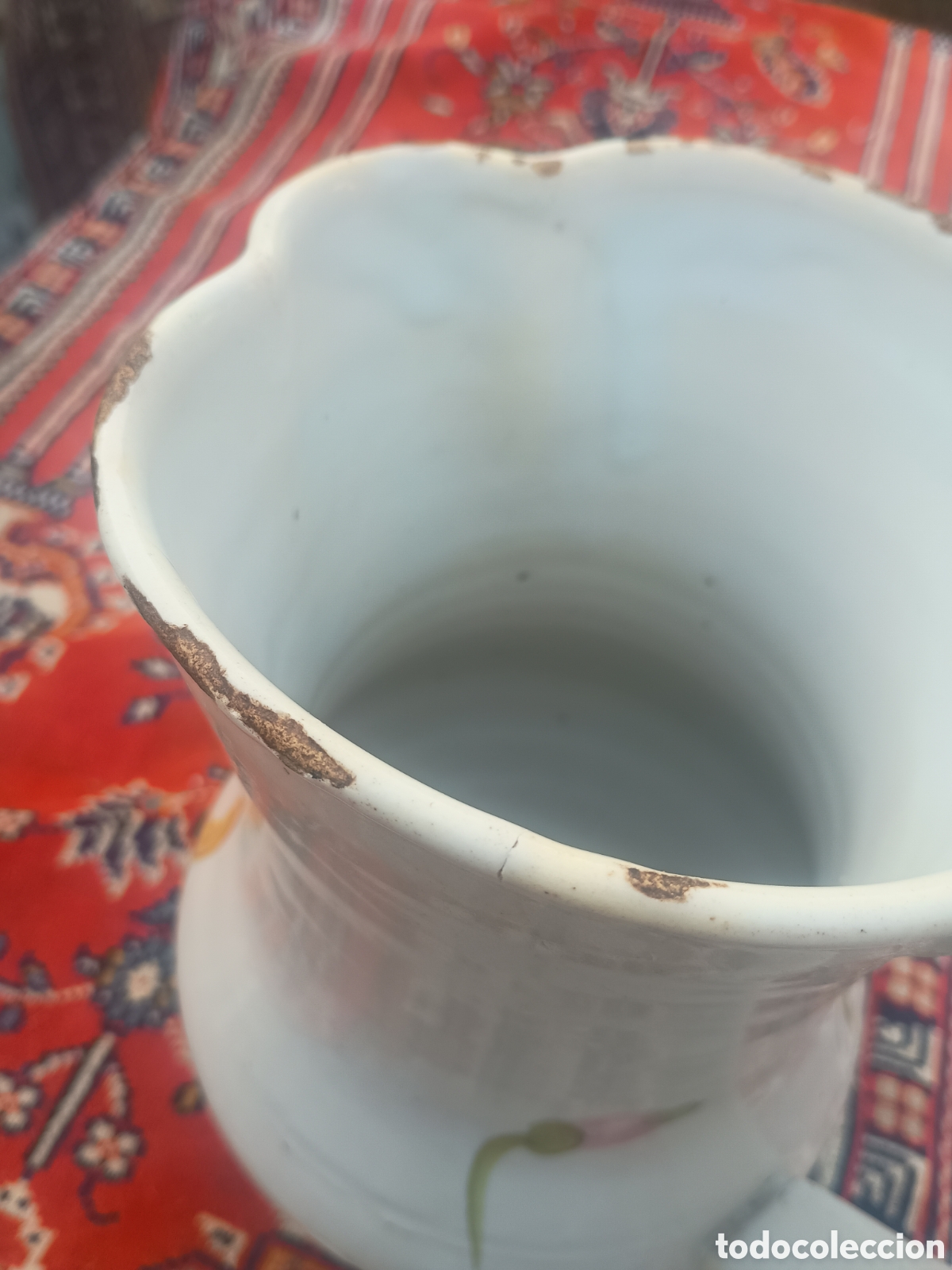 Antig&uuml;edades: Jarra cer&aacute;mica Ribesalbes - Foto 8