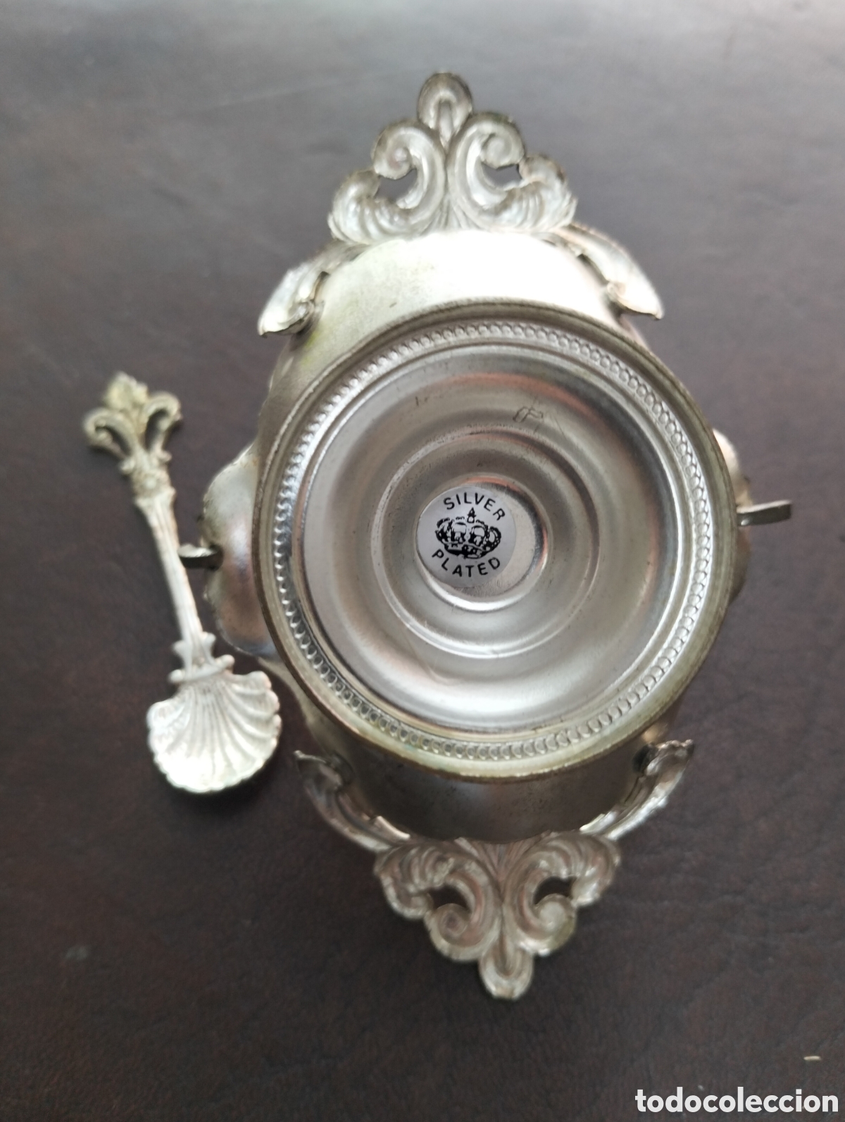 Antig&uuml;edades: Salero de mesa silver plated. - Foto 2