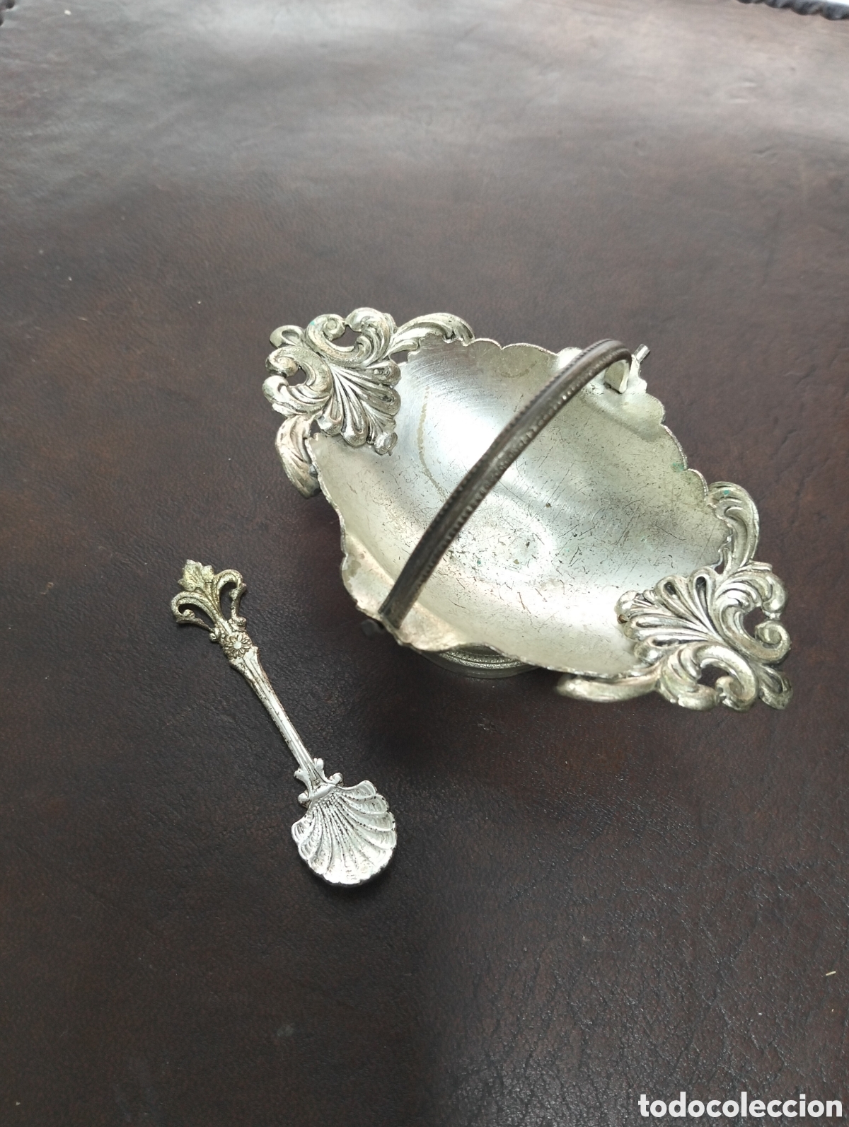 Antig&uuml;edades: Salero de mesa silver plated. - Foto 1