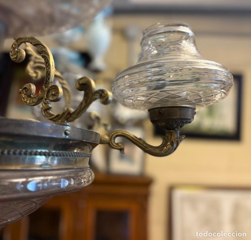 Antig&uuml;edades: Antigua L&aacute;mpara de Techo - Foto 8