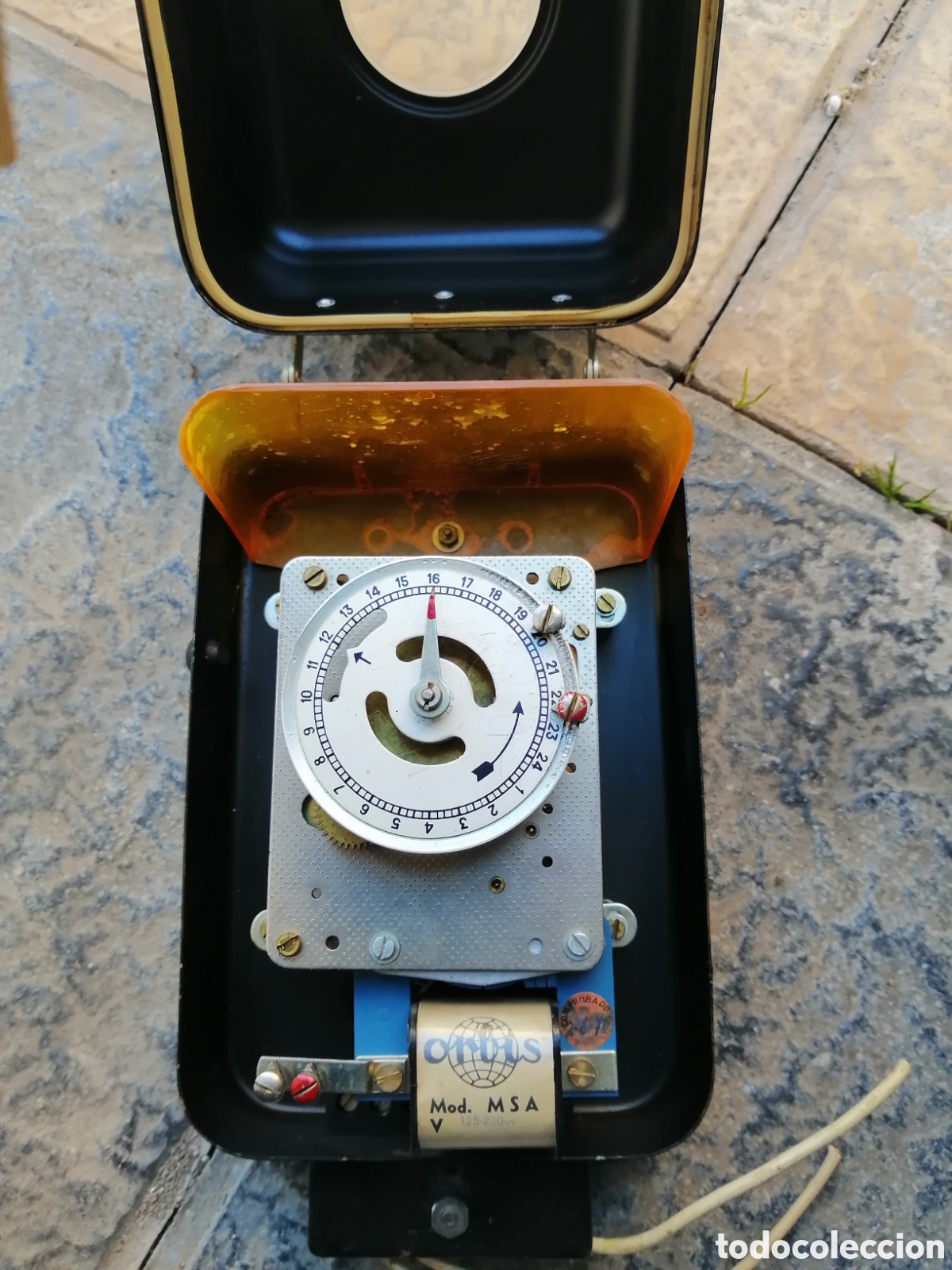Antig&uuml;edades: Reloj antiguo para luces en Ac - Foto 4