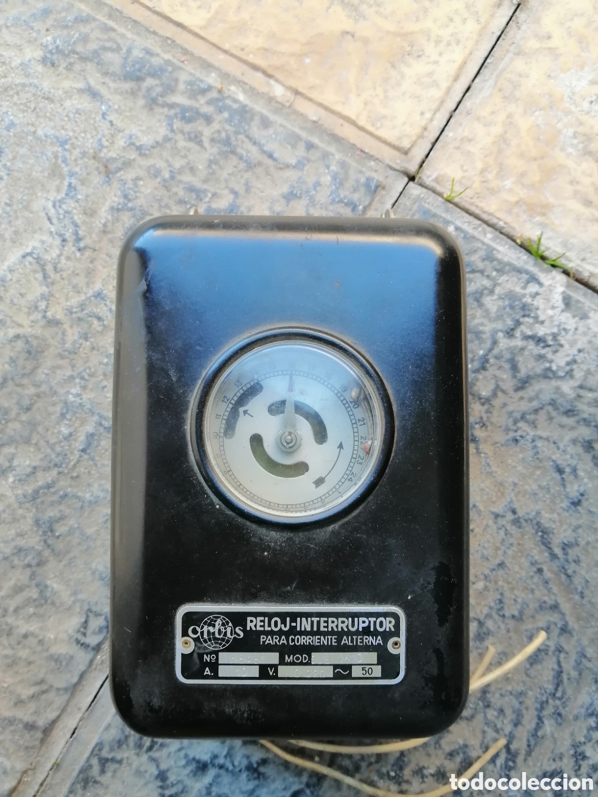 Antig&uuml;edades: Reloj antiguo para luces en Ac