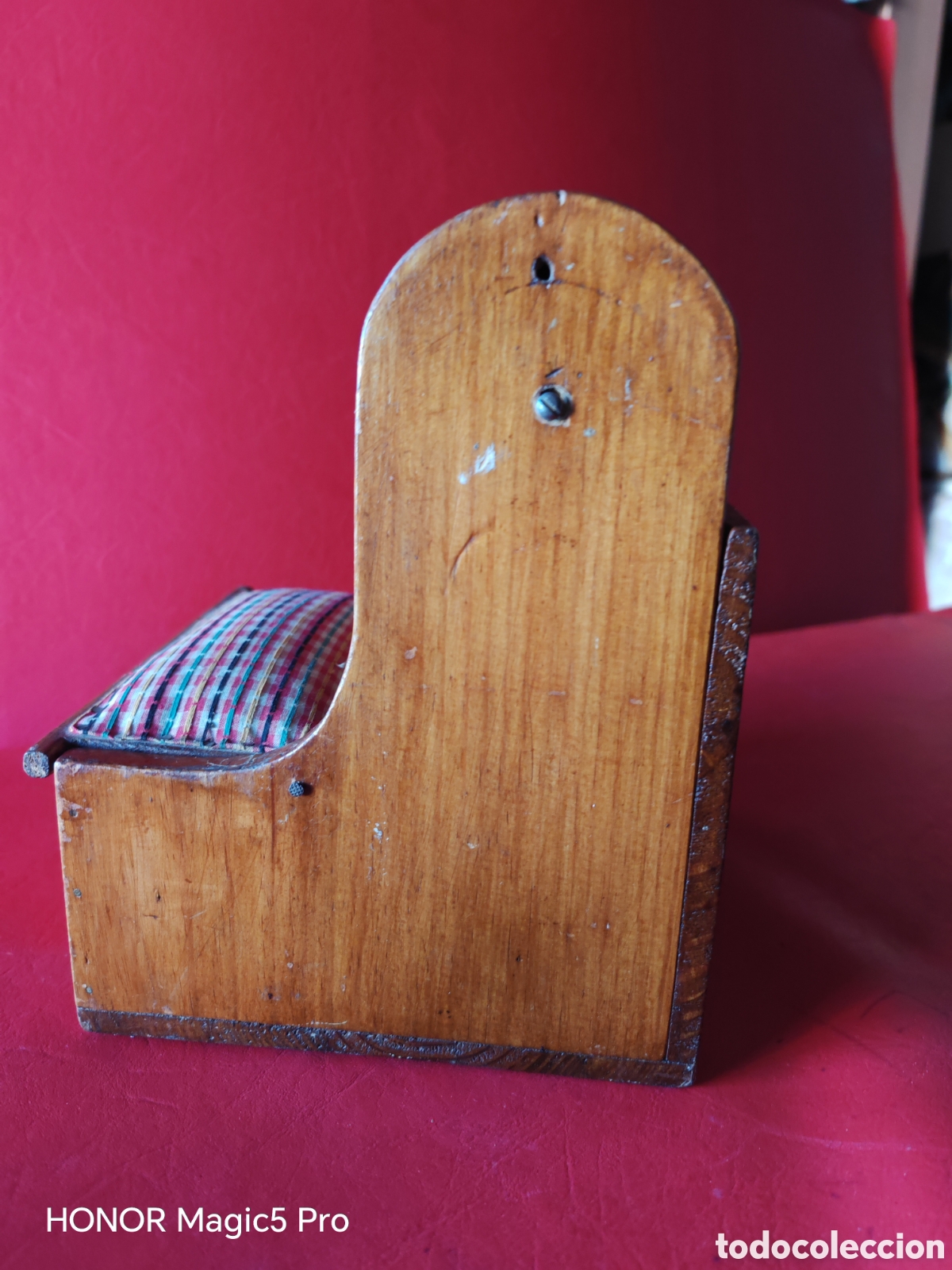 Antig&uuml;edades: Caja bastidor bolillos - Foto 4
