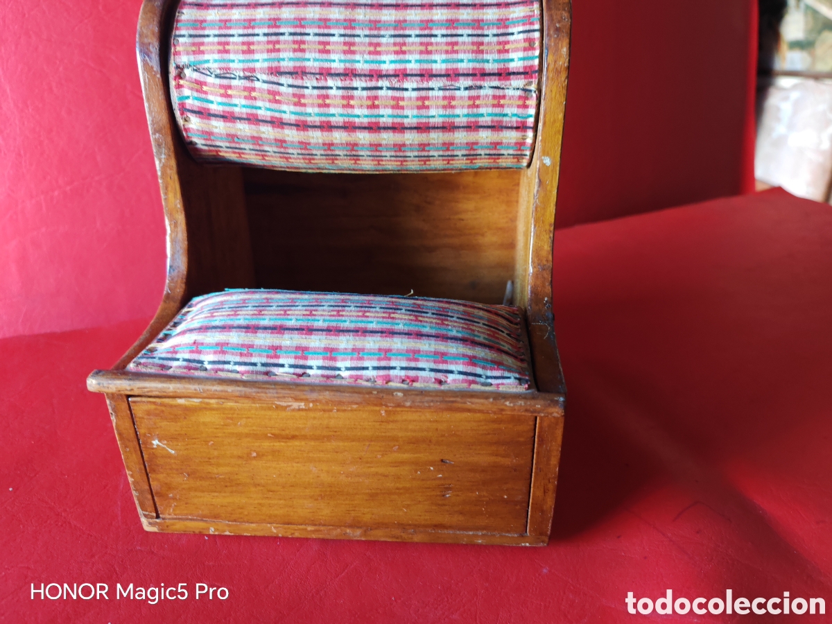 Antig&uuml;edades: Caja bastidor bolillos - Foto 5