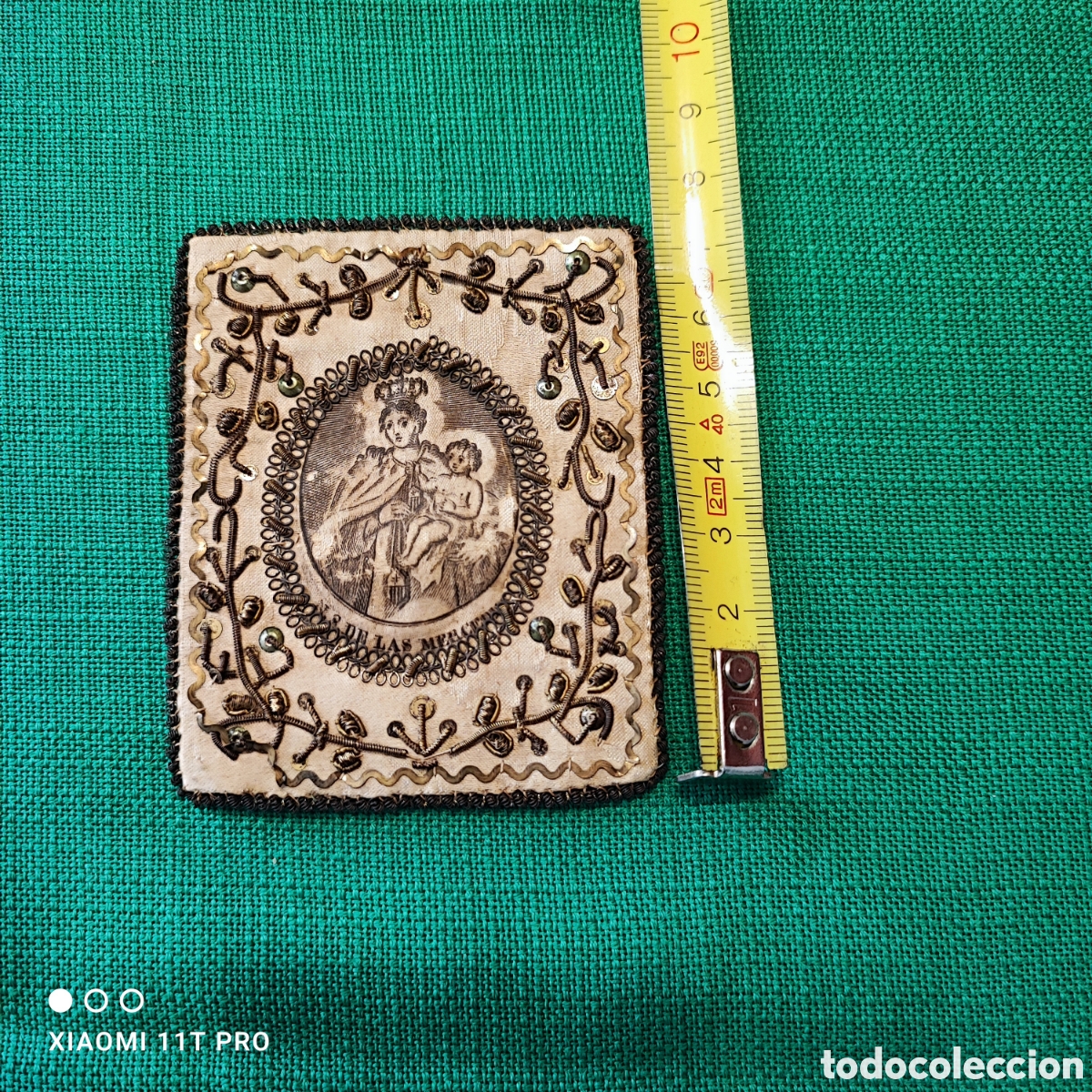 Antig&uuml;edades: Escapulario virgen del Carmen. - Foto 2