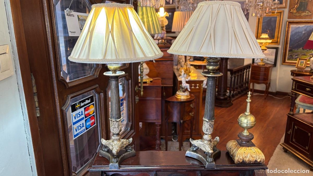 Antig&uuml;edades: Preciosa pareja de L&aacute;mparas - Foto 1