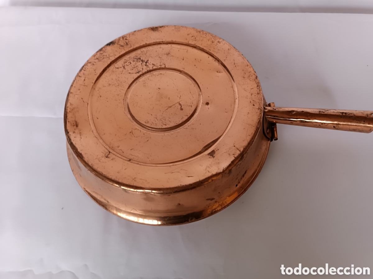 Antig&uuml;edades: Bonito calientacamas de cobre - Foto 6