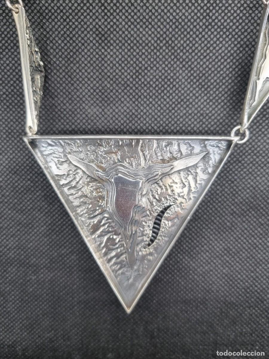 Antig&uuml;edades: Gargantilla de plata vintage - Foto 10