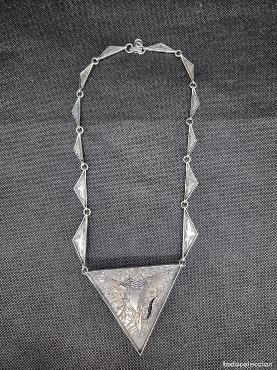 Antig&uuml;edades: Gargantilla de plata vintage - Foto 12