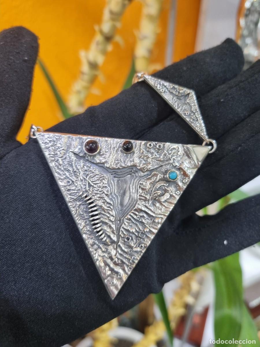 Antig&uuml;edades: Gargantilla de plata vintage - Foto 13