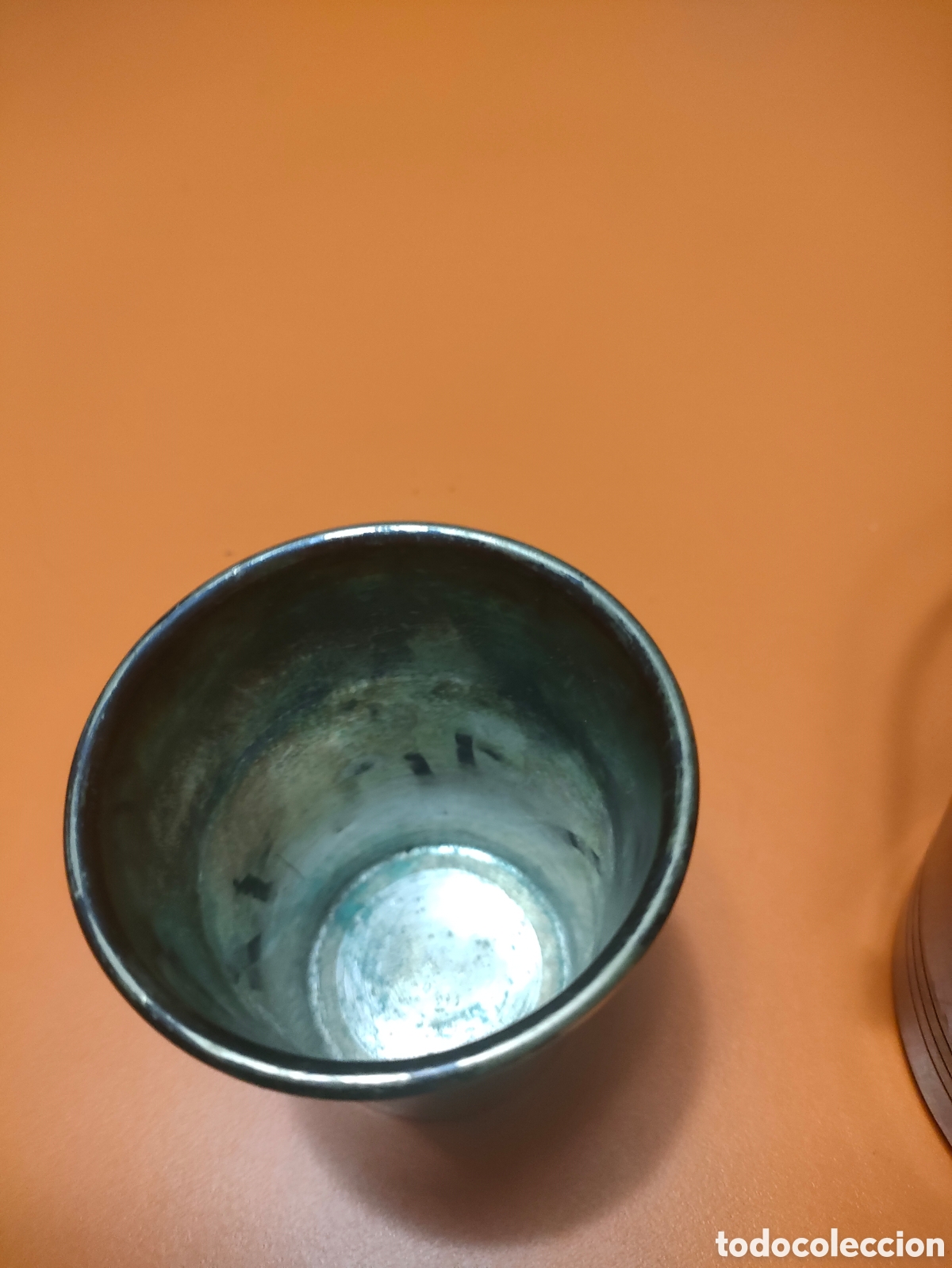 Antig&uuml;edades: Cubo y vaso de ba&ntilde;o de plata - Foto 7