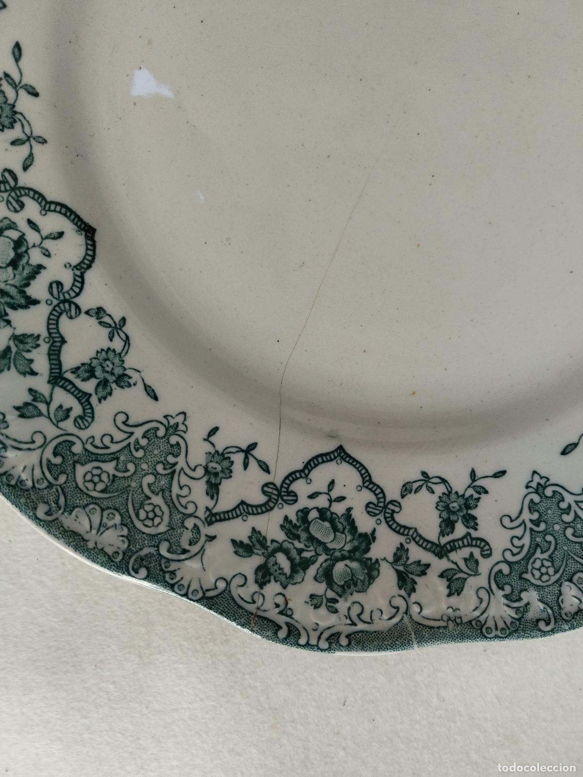 Antig&uuml;edades: plato frances limoges - Foto 4