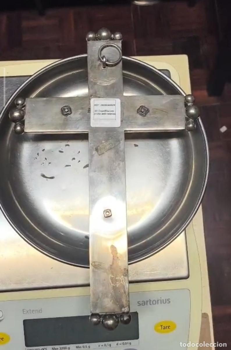Antig&uuml;edades: Crucifijo de plata - Foto 5