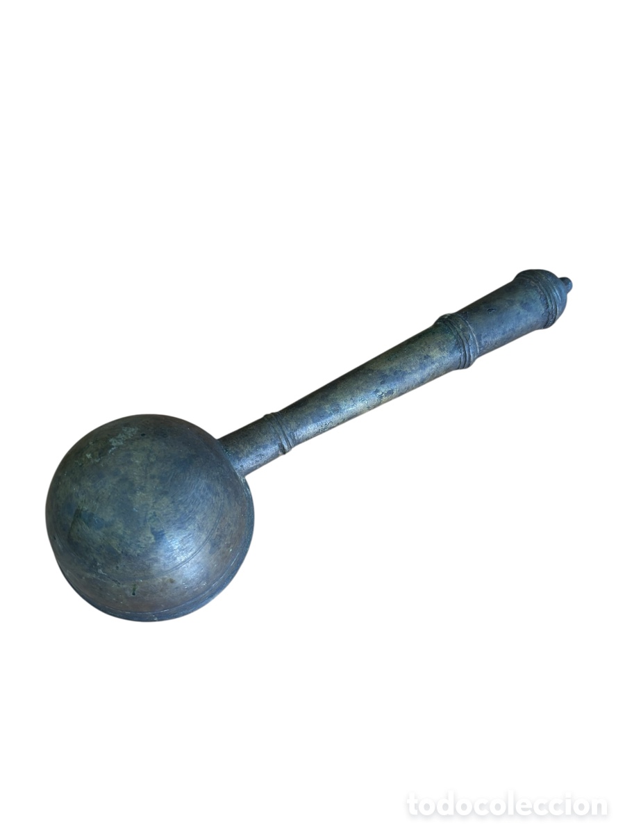 Antig&uuml;edades: Antiguo cuchar&oacute;n. De bronce. - Foto 4