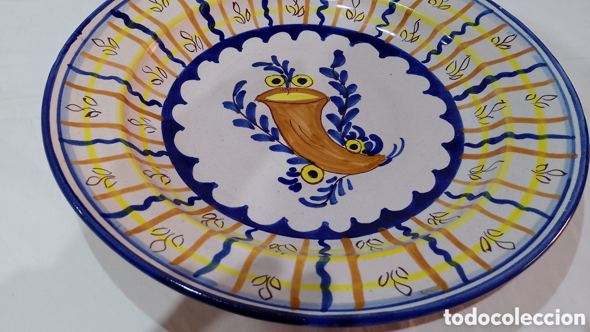 Antig&uuml;edades: Gran plato de Manises siglo XIX - Foto 3
