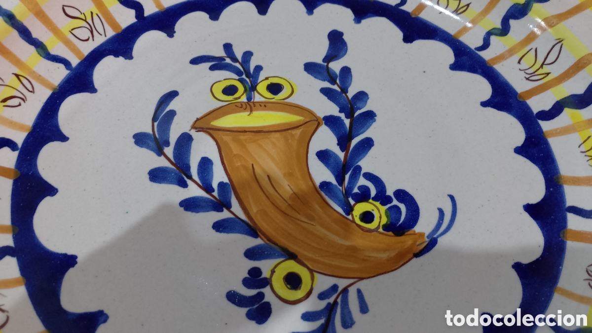 Antig&uuml;edades: Gran plato de Manises siglo XIX - Foto 4