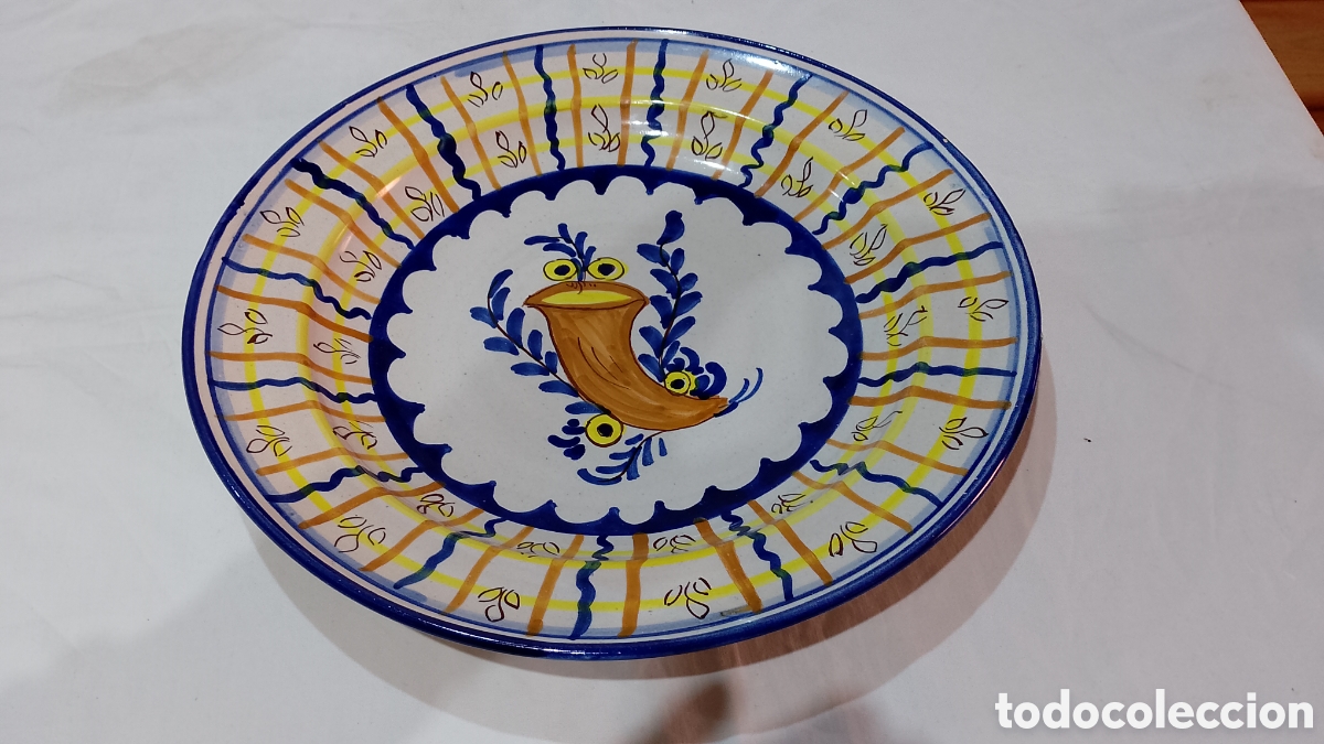 Antig&uuml;edades: Gran plato de Manises siglo XIX - Foto 5