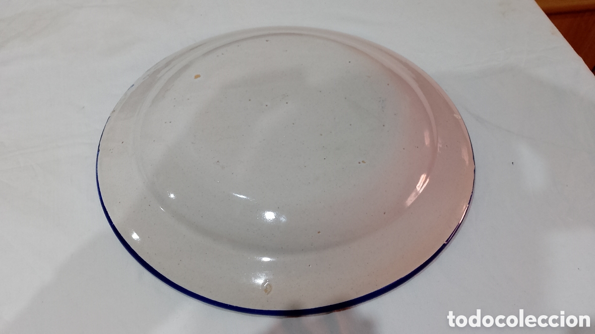 Antig&uuml;edades: Gran plato de Manises siglo XIX - Foto 6