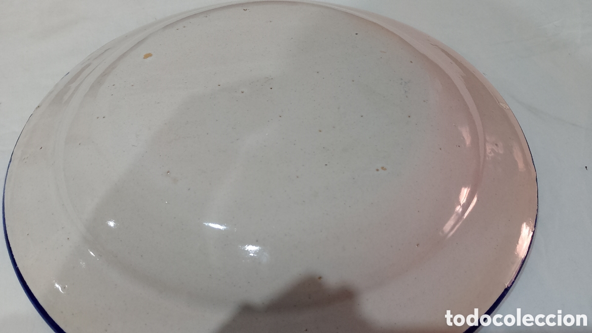 Antig&uuml;edades: Gran plato de Manises siglo XIX - Foto 7
