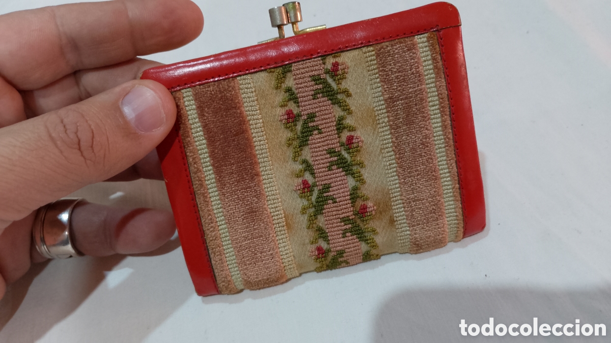 Antig&uuml;edades: Bonito monedero antiguo de mujer - Foto 4