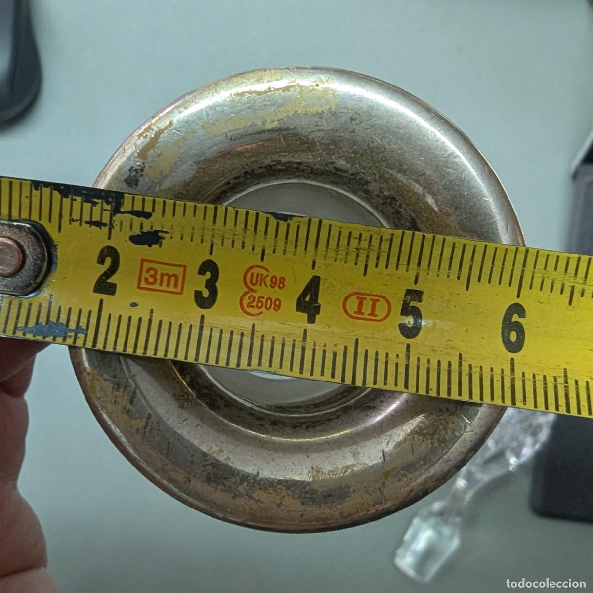 Antig&uuml;edades: Licorera de cristal tallado con cuello de plata - Foto 6