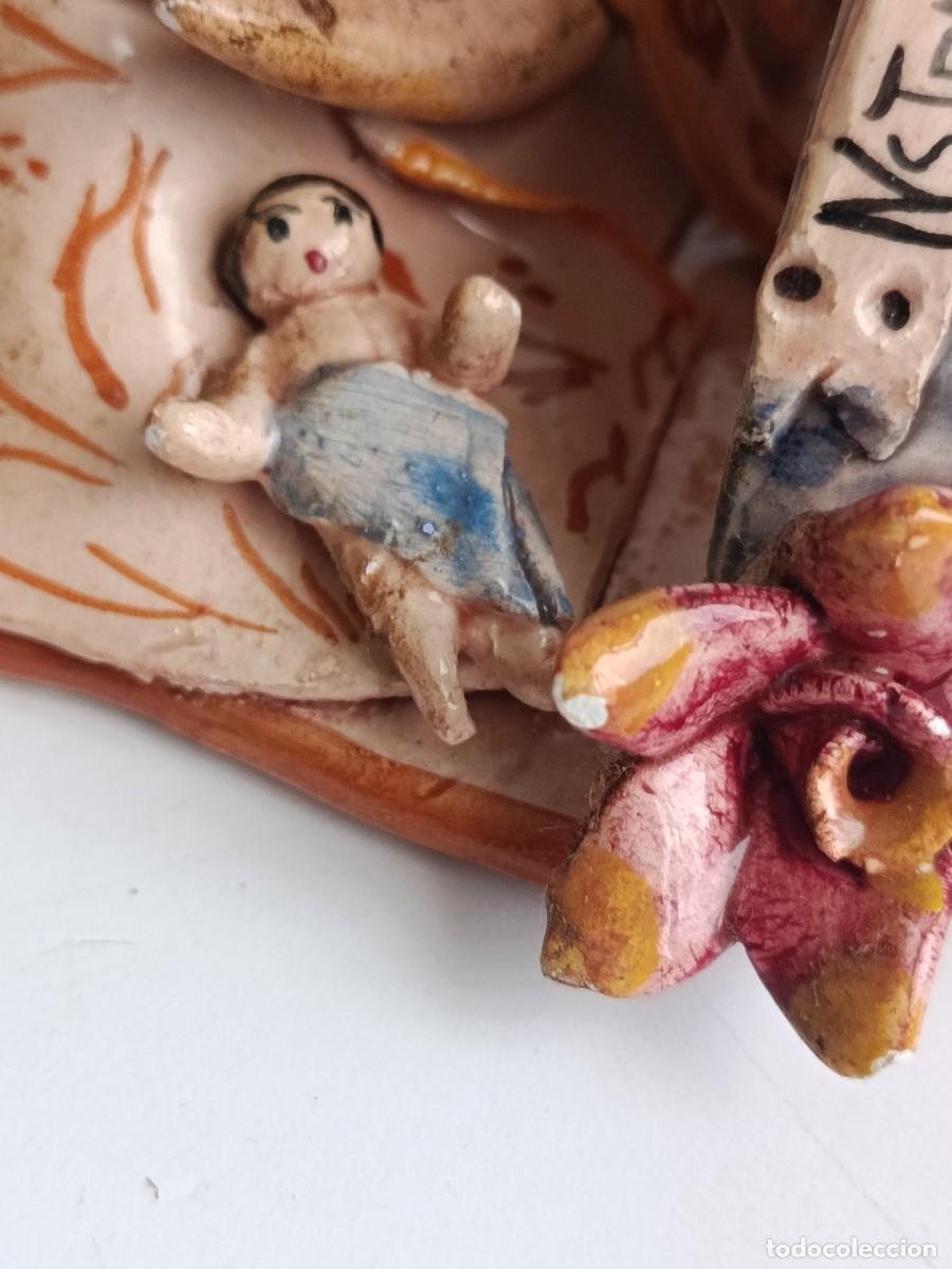 Antig&uuml;edades: BENDITERA CERAMICA PERIS. MANISES. 24cm - Foto 11