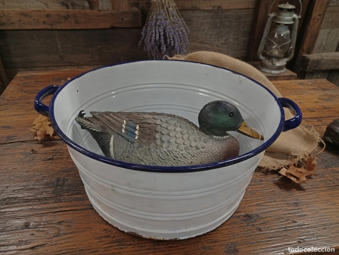 Antig&uuml;edades: Precioso Barre&ntilde;o esmaltado Heinrich & co. 43 cm de diametro