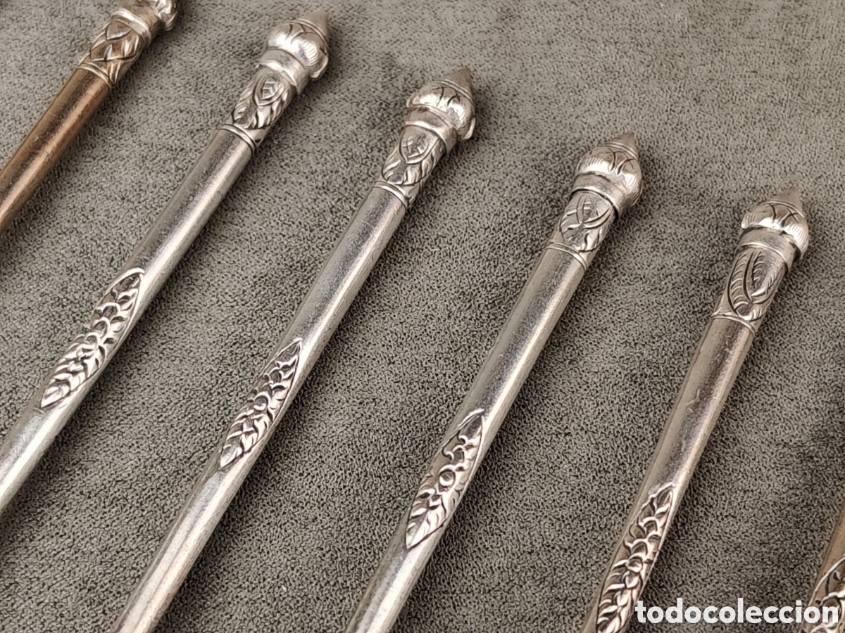 Antig&uuml;edades: Antiguas Cucharas Indochinas de Plata - Foto 5