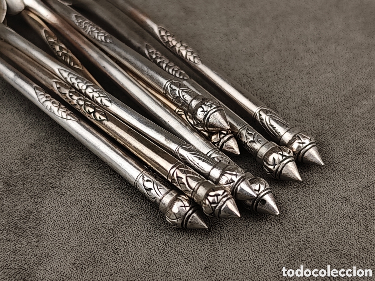 Antig&uuml;edades: Antiguas Cucharas Indochinas de Plata - Foto 8
