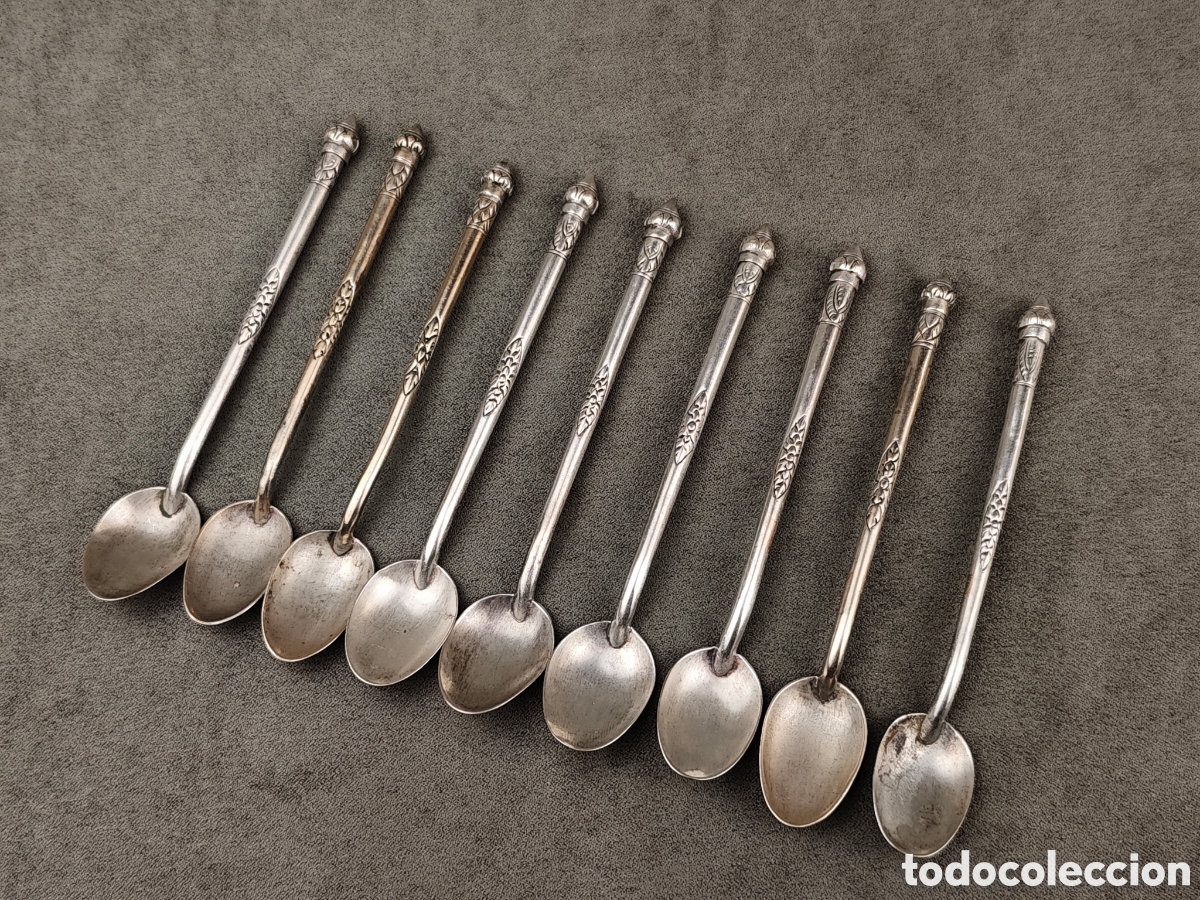 Antig&uuml;edades: Antiguas Cucharas Indochinas de Plata - Foto 1