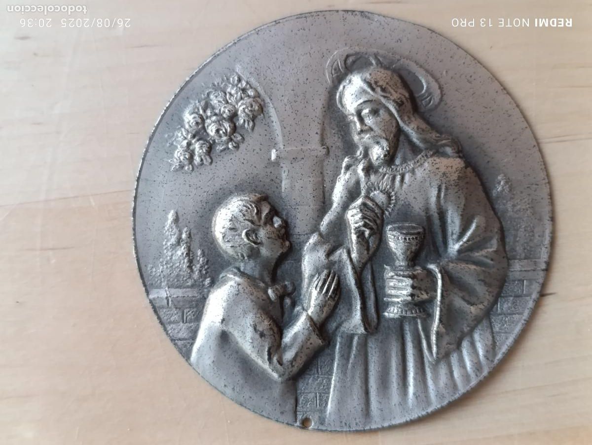 Antig&uuml;edades: ANTIGUA PLACA CHAPA PARA PUERTA.