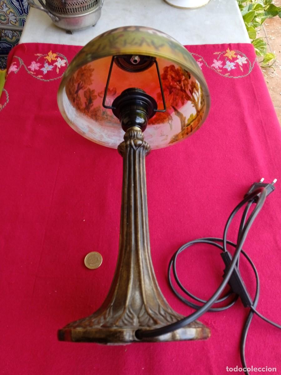 Antig&uuml;edades: L&aacute;mpara de mesa estilo modernista - Foto 5