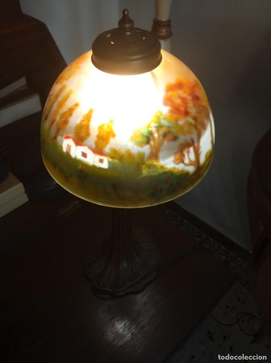 Antig&uuml;edades: L&aacute;mpara de mesa estilo modernista - Foto 8