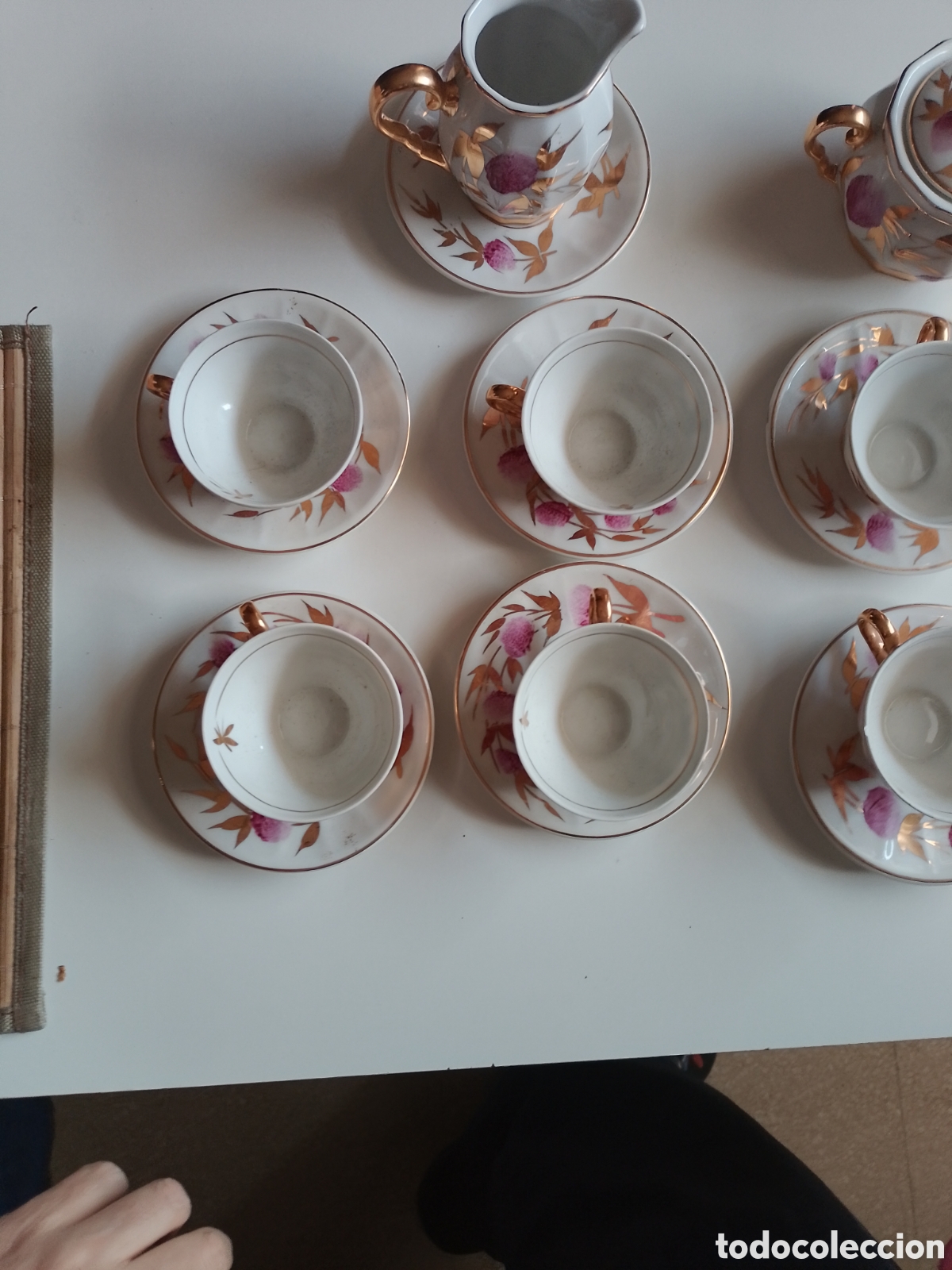 Antig&uuml;edades: Juego de caf&eacute; de porcelana - Foto 2