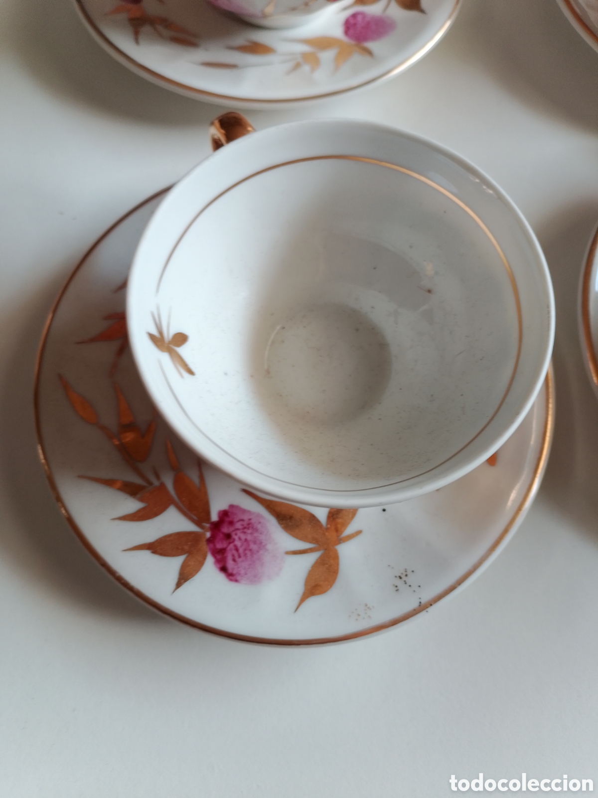 Antig&uuml;edades: Juego de caf&eacute; de porcelana - Foto 5