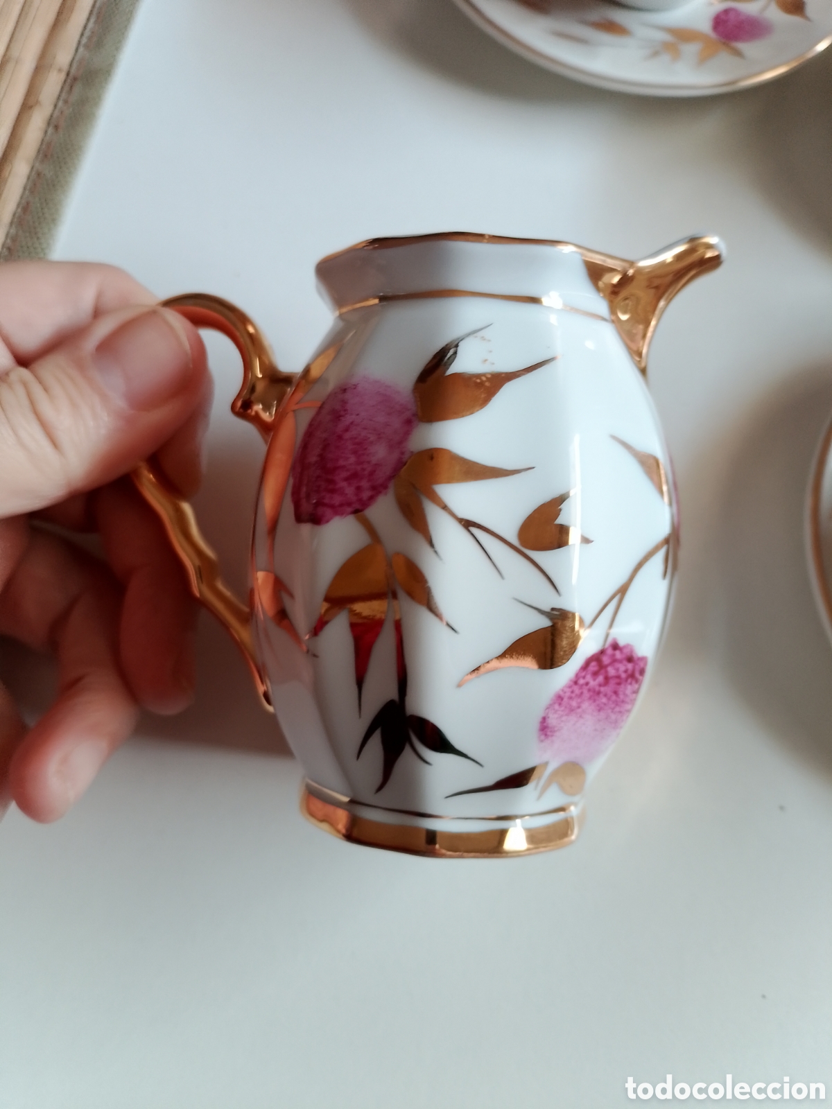 Antig&uuml;edades: Juego de caf&eacute; de porcelana - Foto 10