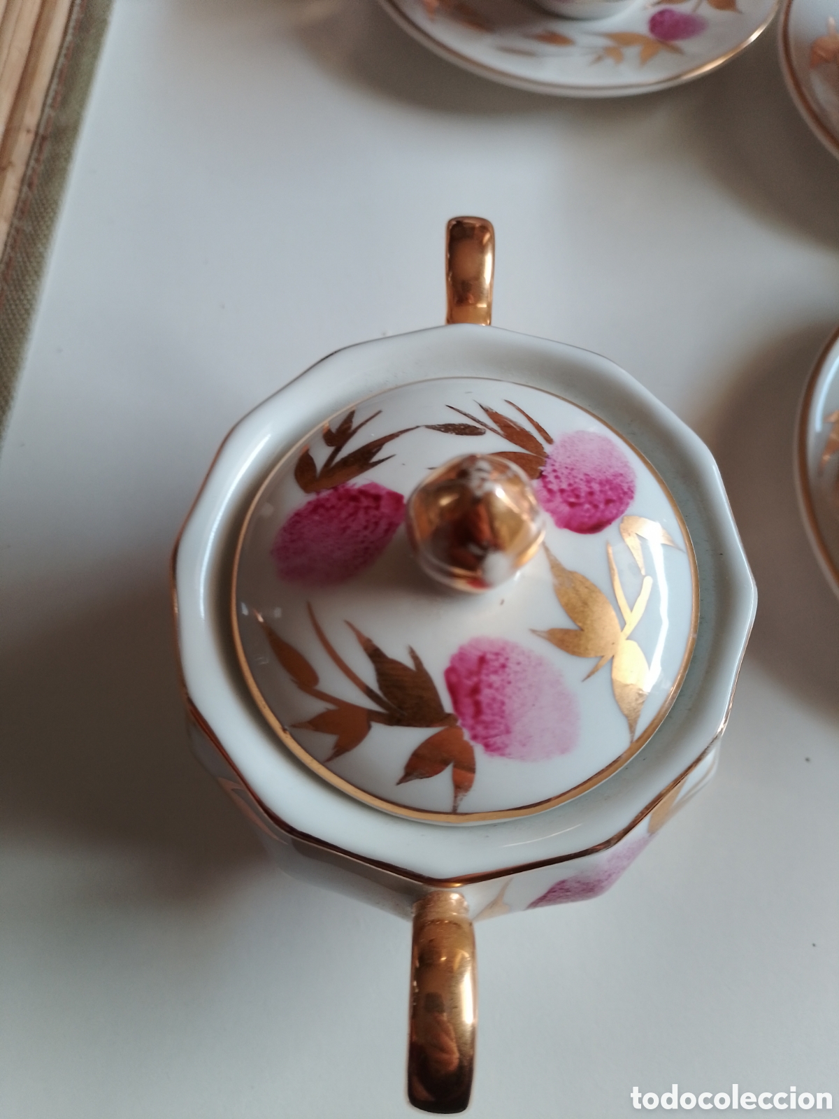 Antig&uuml;edades: Juego de caf&eacute; de porcelana - Foto 12