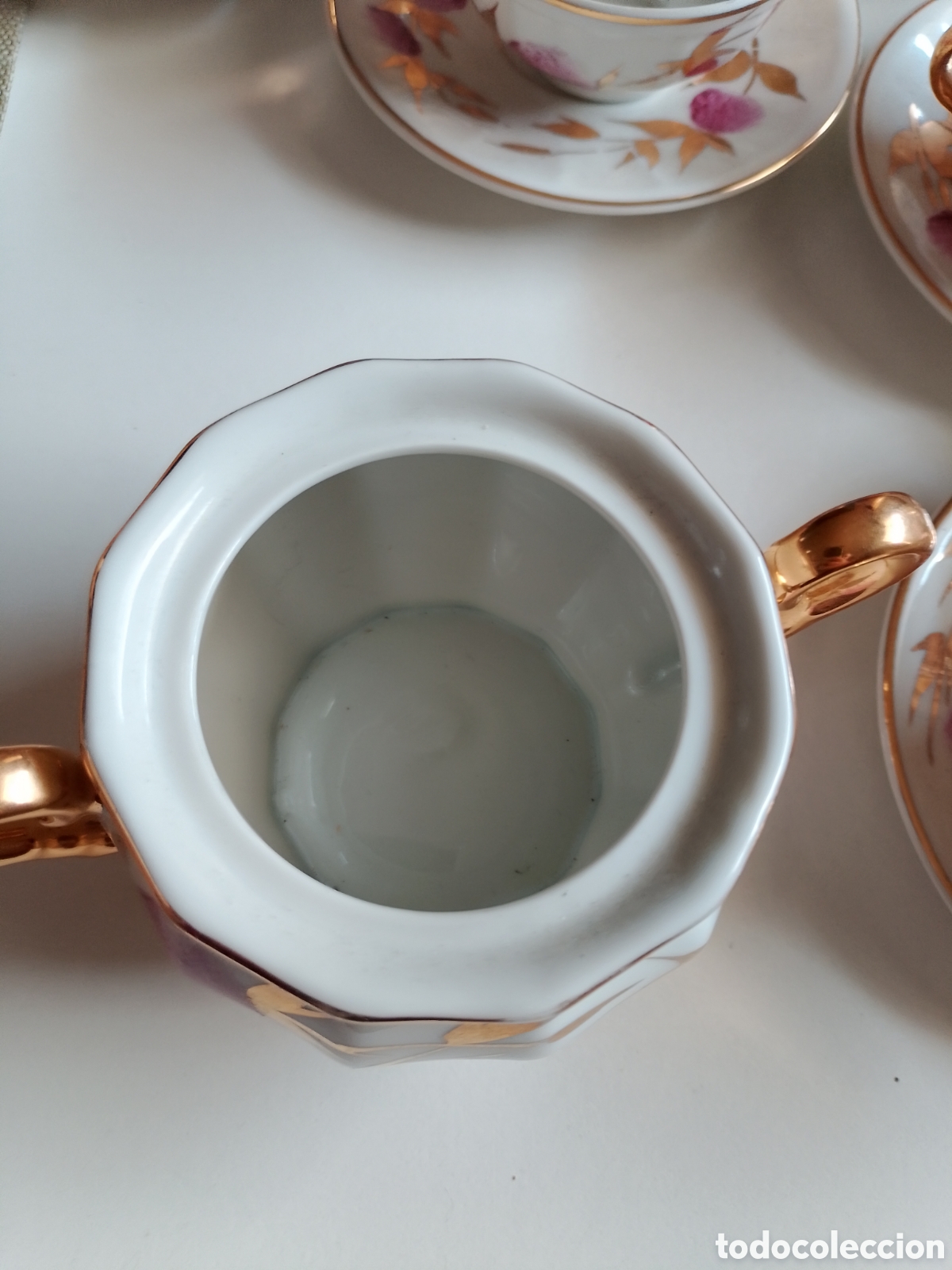 Antig&uuml;edades: Juego de caf&eacute; de porcelana - Foto 14