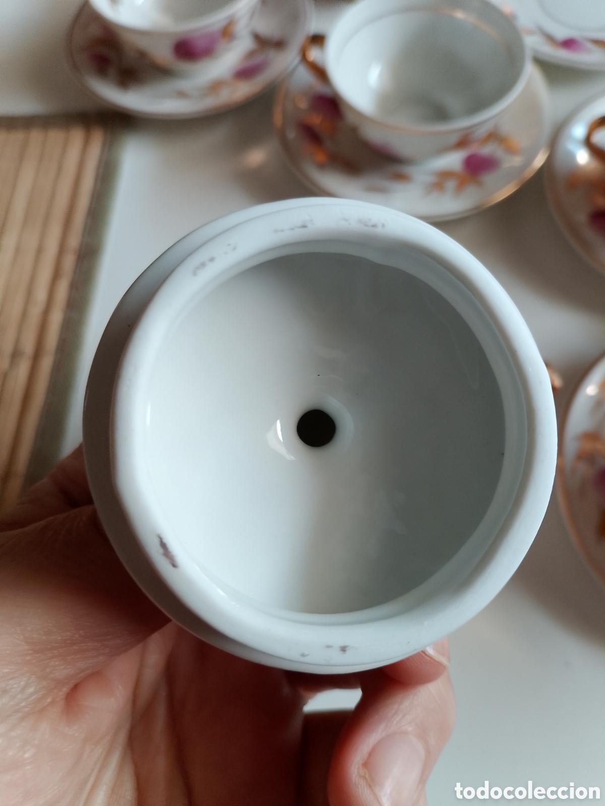 Antig&uuml;edades: Juego de caf&eacute; de porcelana - Foto 15