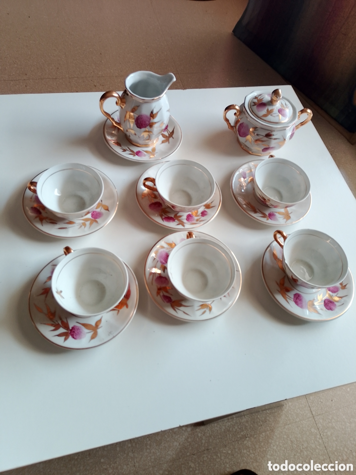 Antig&uuml;edades: Juego de caf&eacute; de porcelana - Foto 1