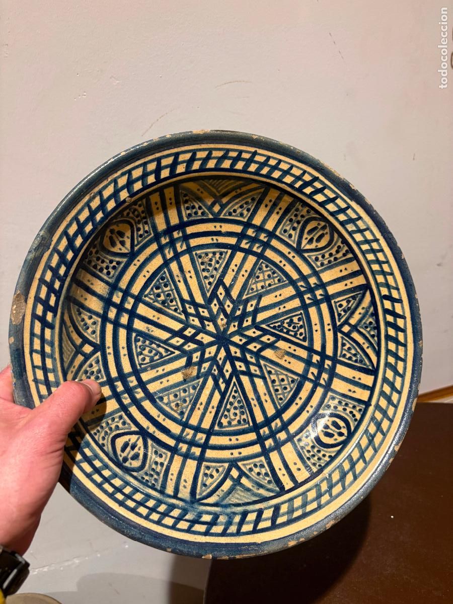 Antig&uuml;edades: plato marruecos rif fez bereber