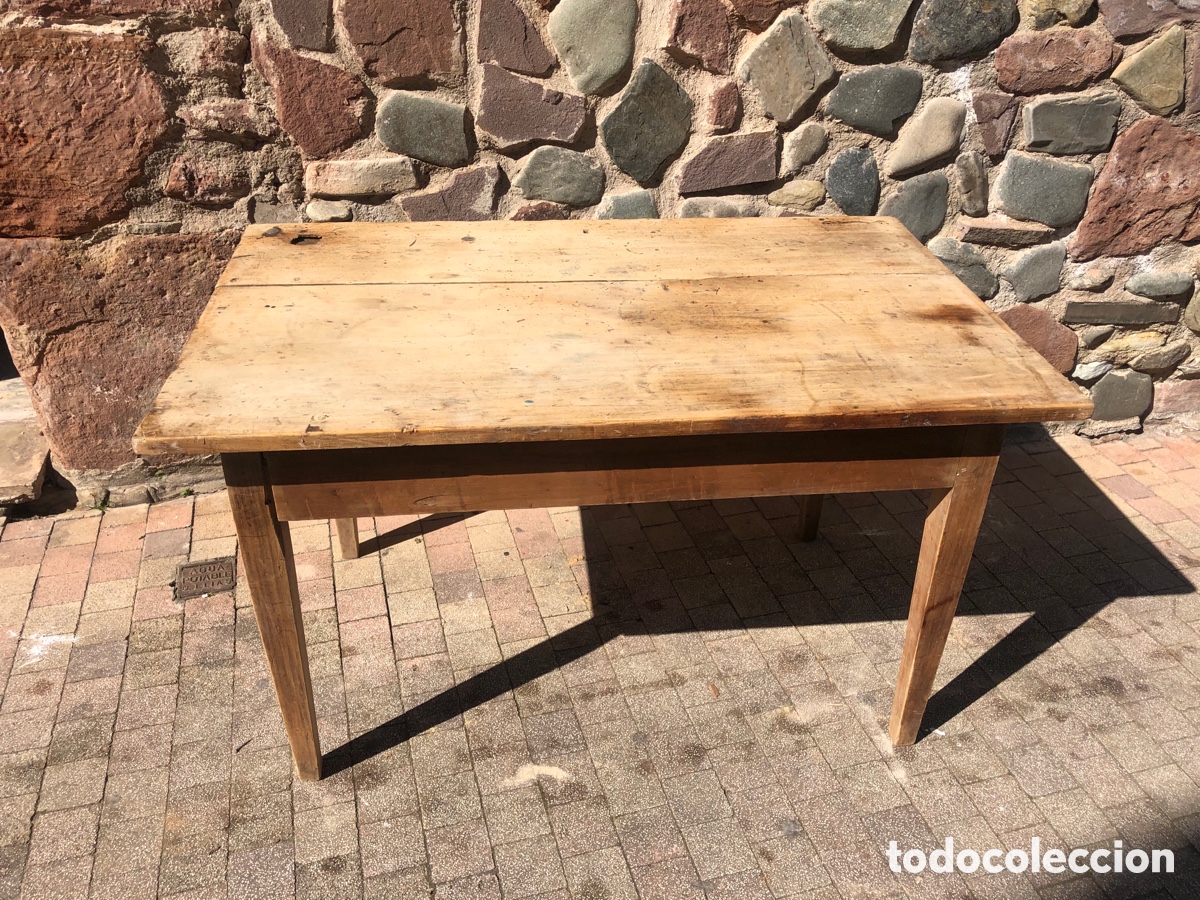 Antig&uuml;edades: MESA TOCINERA DE COCINA ANTIGUA RESTAURADA - Foto 18
