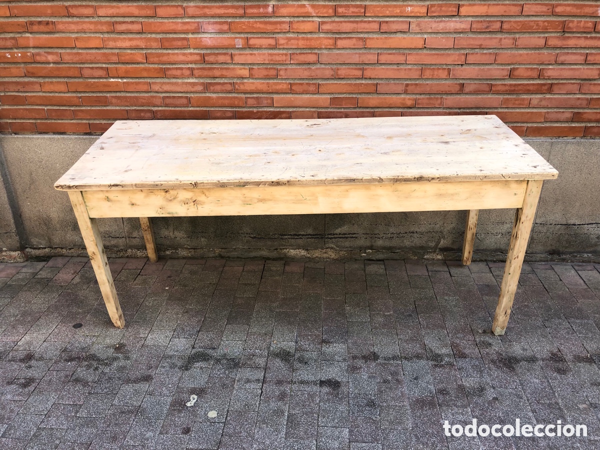 Antiquit&auml;ten: ANTIGUA MESA TOCINERA DE TRABAJO DE COCINA