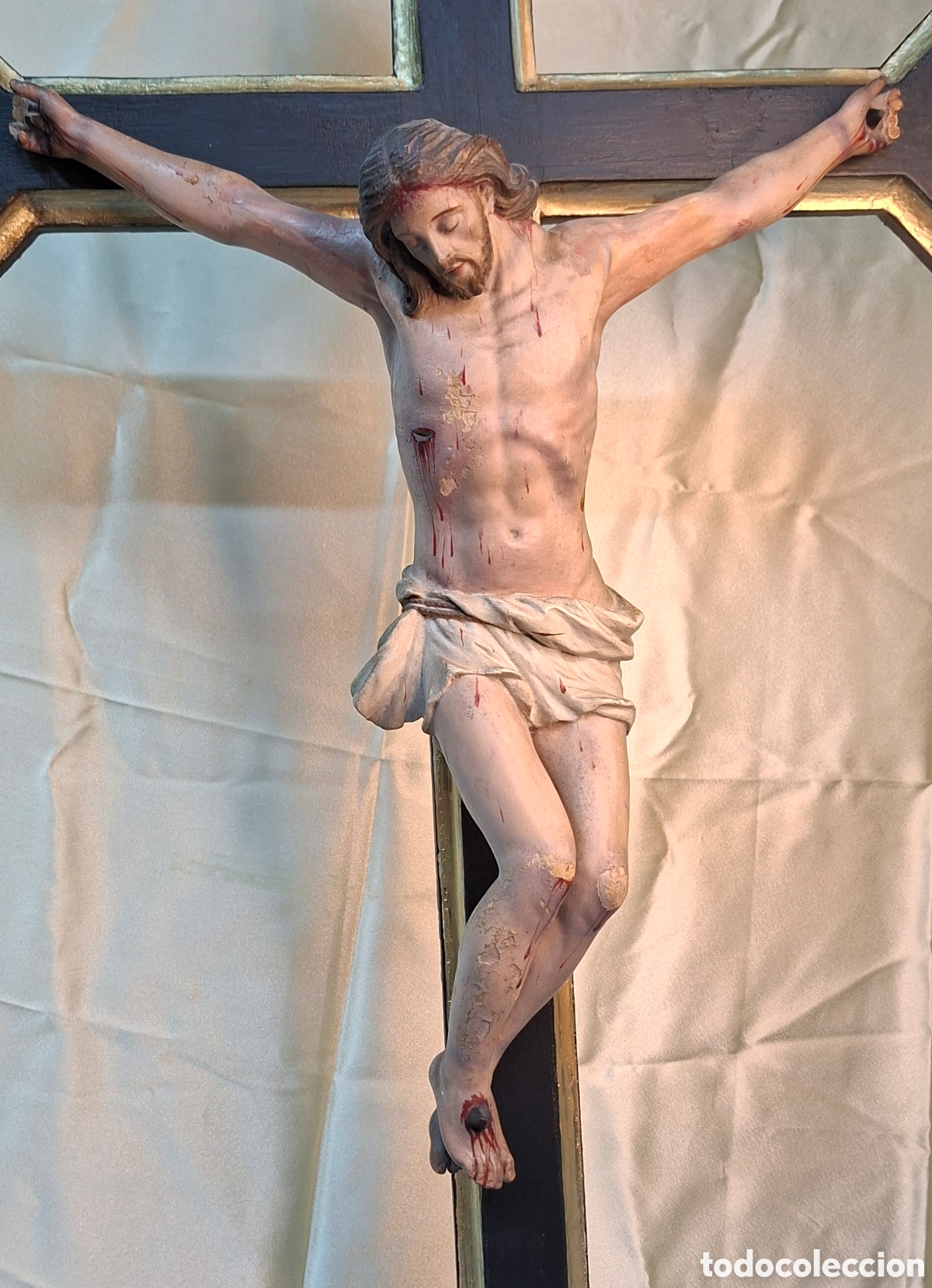 Antig&uuml;edades: Talla policromada Siglo XIX