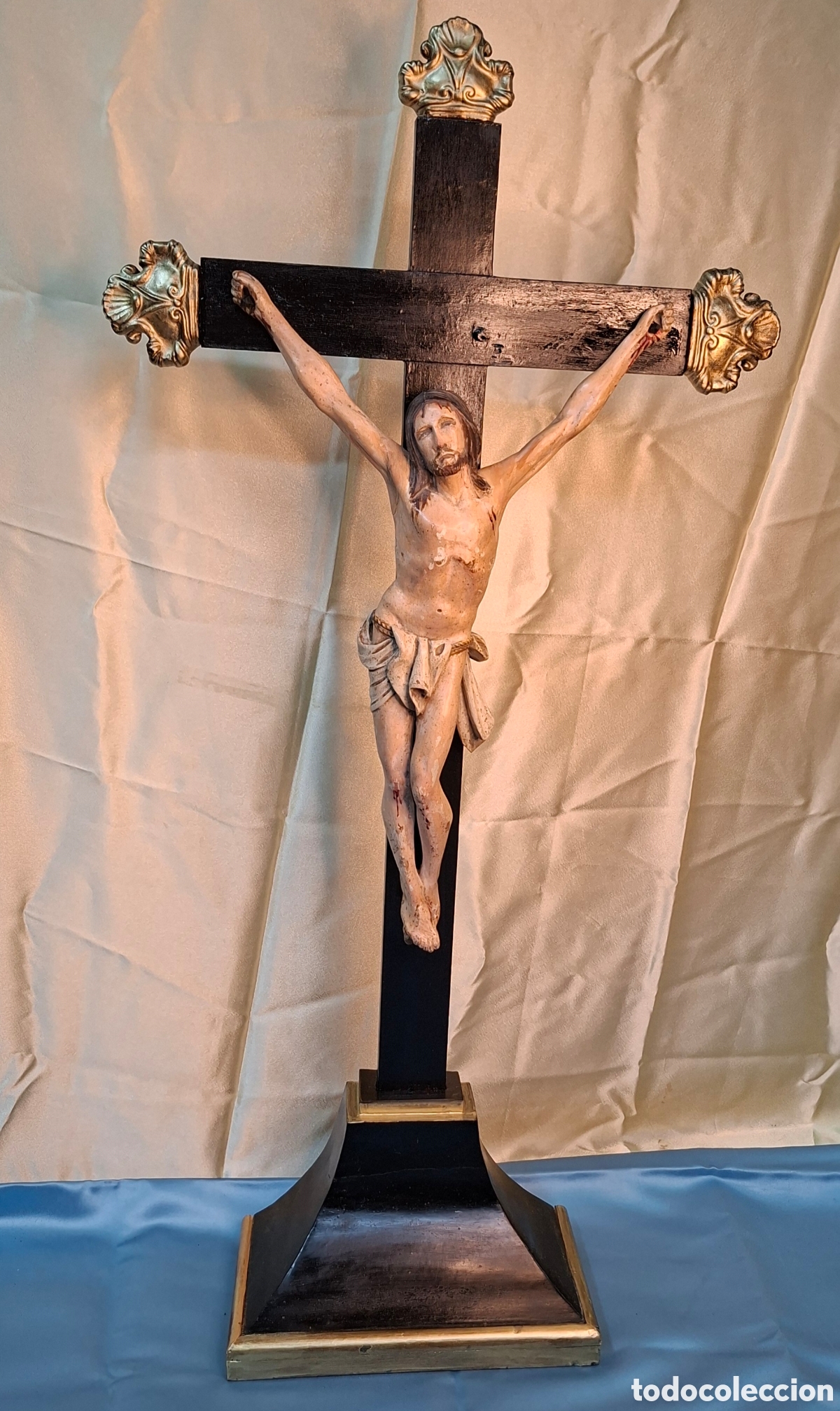 Antig&uuml;edades: Talla policromada de finales Siglo XVIII - Foto 3